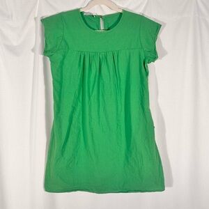 Cellabie Kelly Green Cap Sleeve Mini Dress